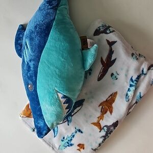 Kids Mario Lopez stuffed animal and blanket NWOT